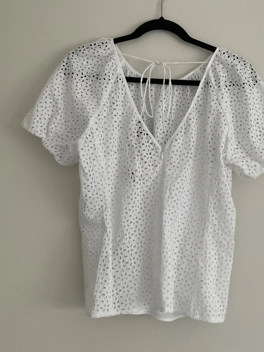 J.Crew Puff-Sleeve Eyelet Top & Cami Set Sz 8 White Romantic Boho Chic NWT